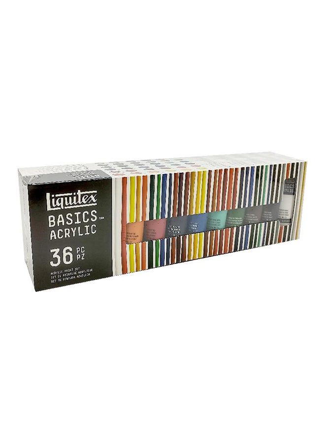 Liquitex 36-Piece Basics Acrylic Paint Set Multicolour - Image 1