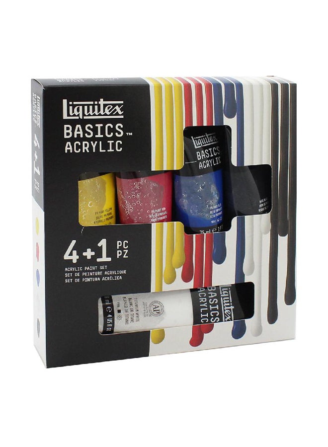 Liquitex 5-Piece Basics Acrylic Paint Set Multicolour