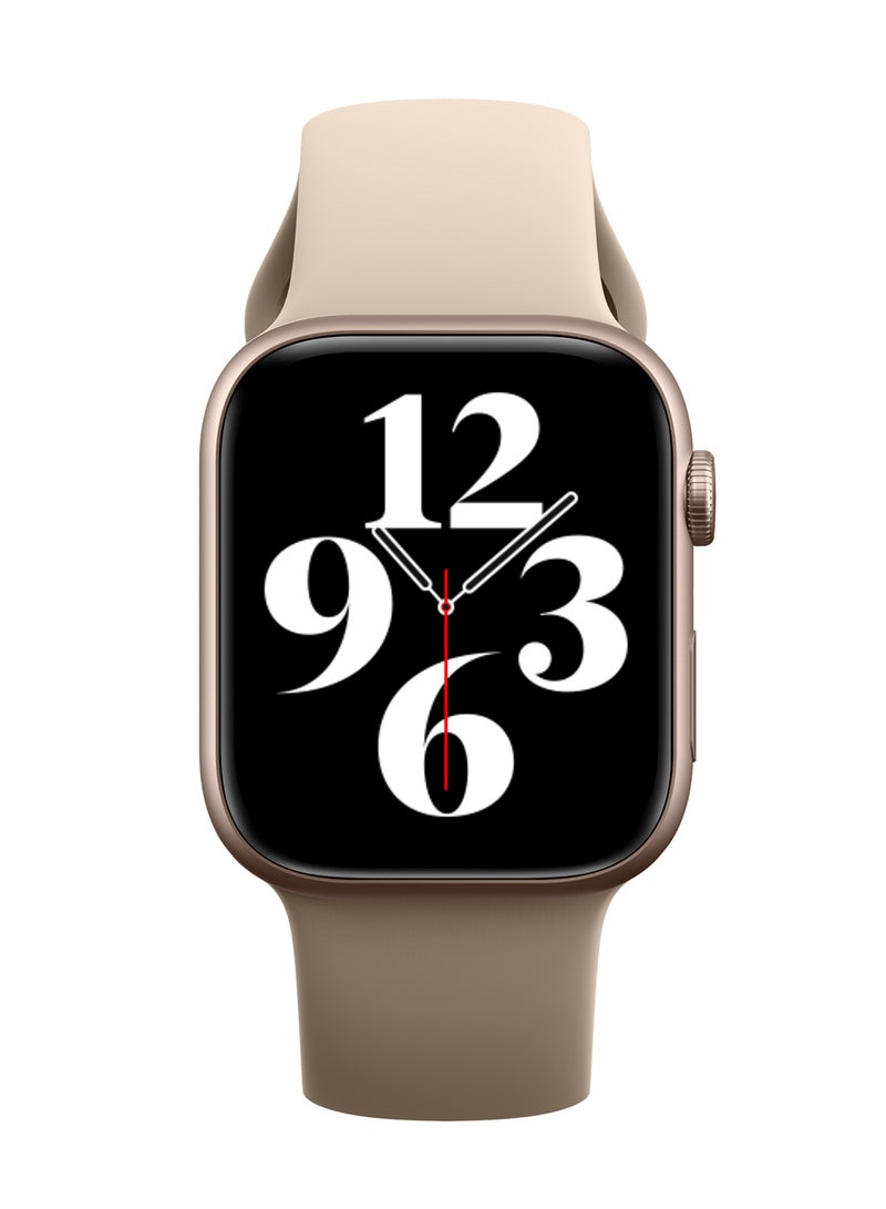 FitPro - Series 8 Pro Max 45mm Full Screen Smartwatch With Rotating Side Button Gold - Image 1