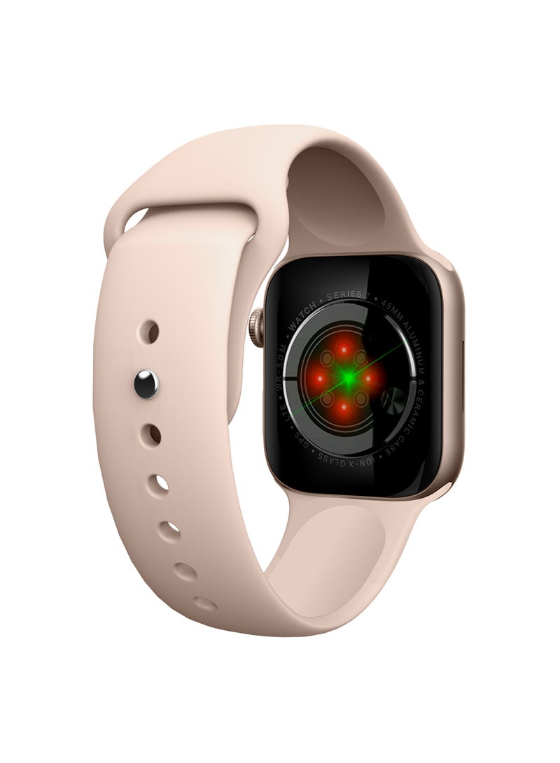 FitPro - Series 8 Pro Max 45mm Full Screen Smartwatch With Rotating Side Button Gold - Image 1