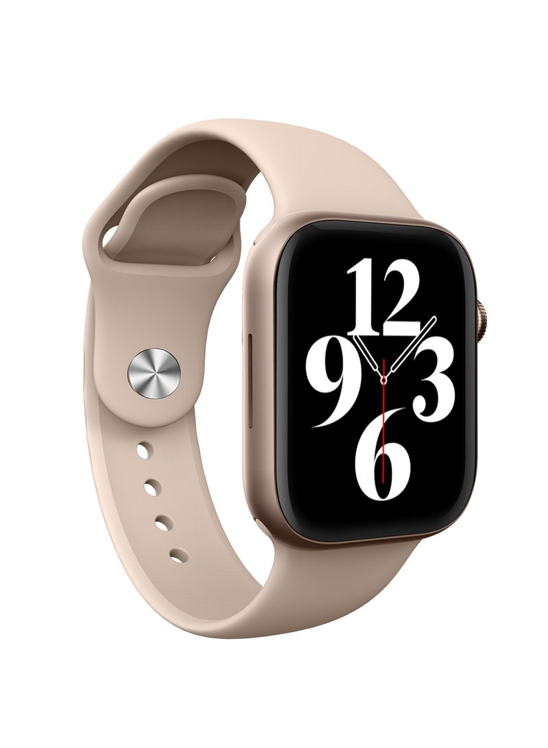 FitPro - Series 8 Pro Max 45mm Full Screen Smartwatch With Rotating Side Button Gold - Image 1