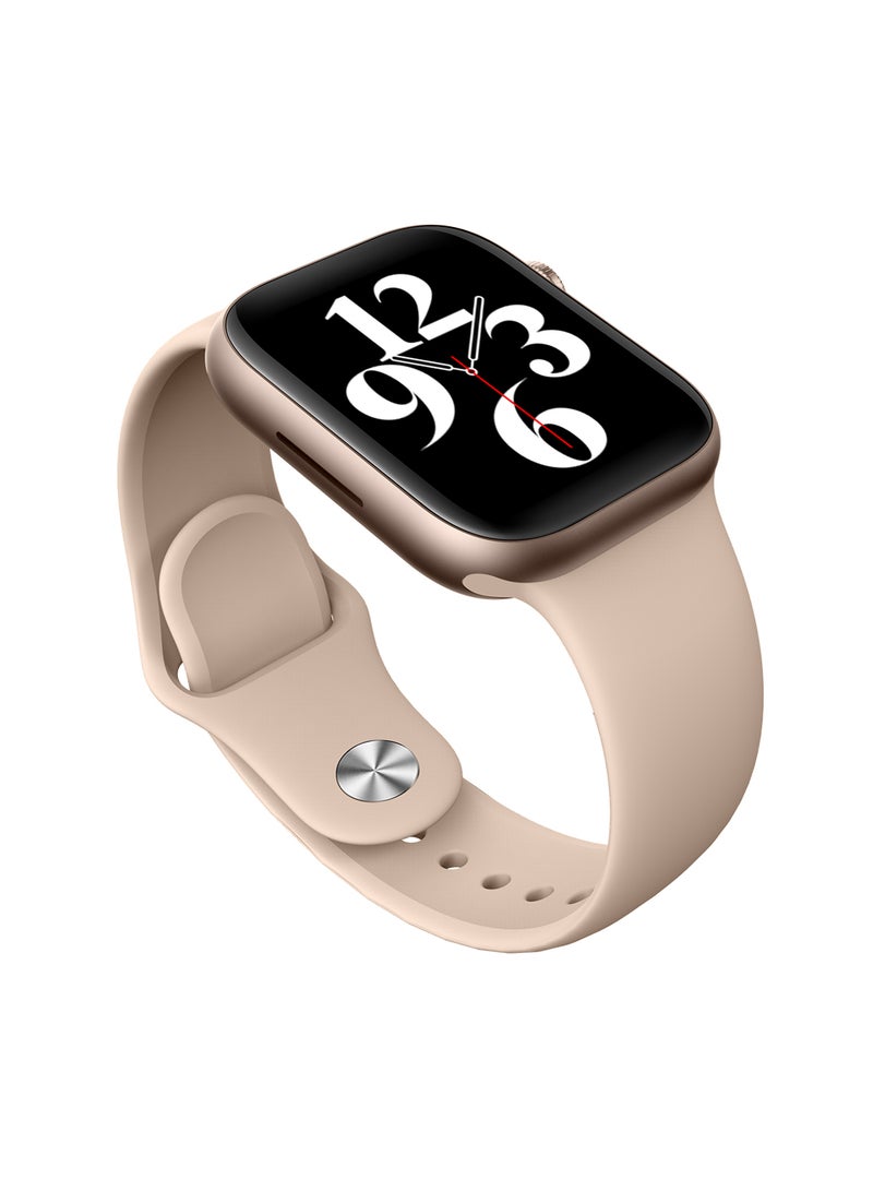 FitPro - Series 8 Pro Max 45mm Full Screen Smartwatch With Rotating Side Button Gold - Image 1