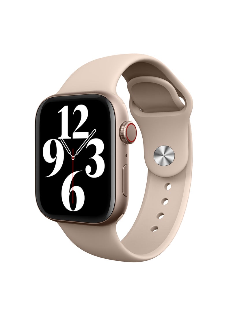 FitPro - Series 8 Pro Max 45mm Full Screen Smartwatch With Rotating Side Button Gold - Image 1