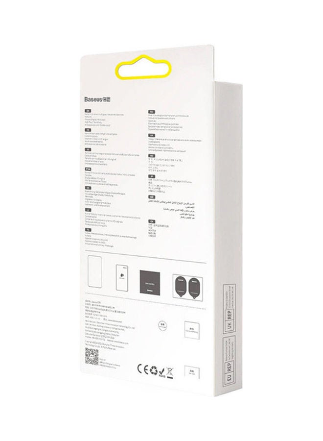 Baseus Full-glass Tempered Film For Apple iPhone 13 Pro Max Clear/Black - Image 5