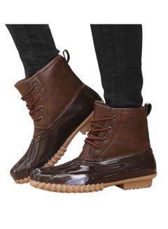 Beauenty Super Light Snow Hunting  Cow Boy Boots Brown/Beige  - Image 5