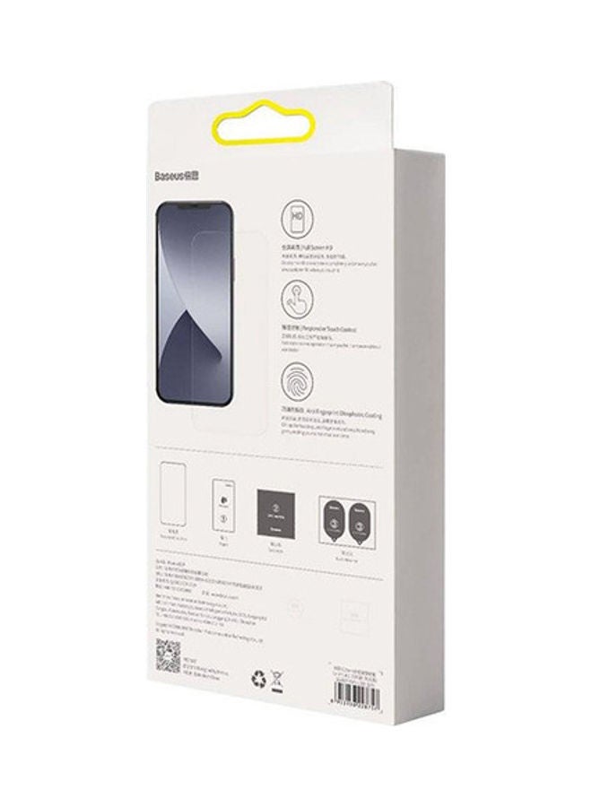Baseus Tempered Glass For Apple iPhone 12/Pro Clear - Image 3