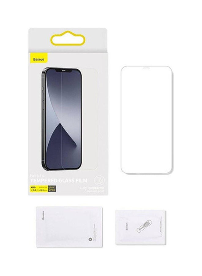 Baseus Tempered Glass For Apple iPhone 12/Pro Clear - Image 4