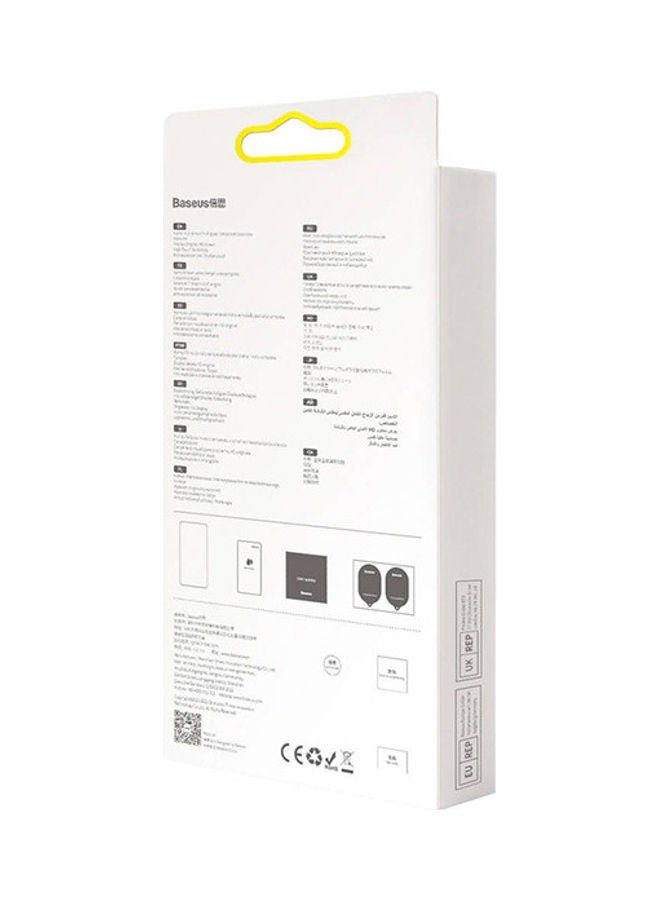 Baseus Full-glass Tempered Film For Apple iPhone 13 Pro Clear/Black - Image 5