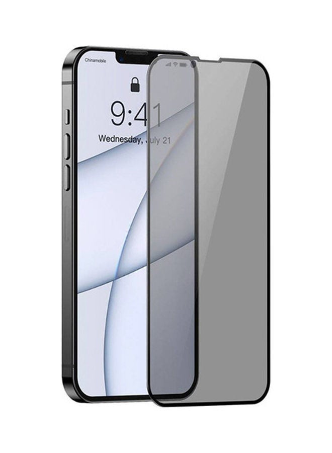 بيسوس لاصقة حماية للشاشة بالكامل من الزجاج المقوى شفاف/ أسود - Image 5