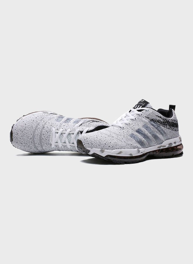 Beauenty Men's Lace-Up Running Shoes Grey/Black - Image 4