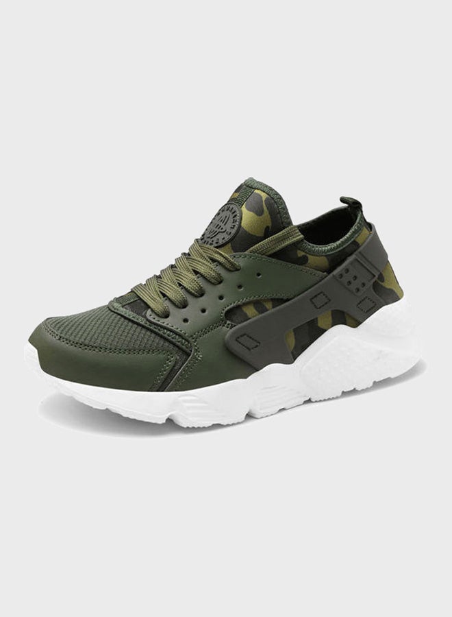 Beauenty Men's Lace-Up Trainer Shoes Green - Image 1