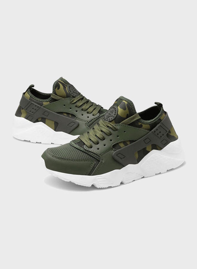 Beauenty Men's Lace-Up Trainer Shoes Green - Image 3