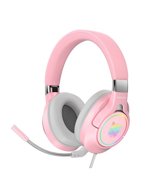 K15 Stereo Gaming Headset With Mic LED Light For PC Laptop PS4