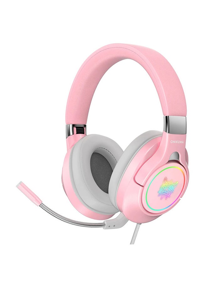 onikuma K15 Stereo Gaming Headset With Mic LED Light For PC Laptop PS4 - Image 1