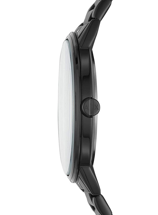 ارماني اكسشينج ساعة يد بعقارب وسوار من الإستانلس ستيل طراز AX2701 للرجال - Image 2