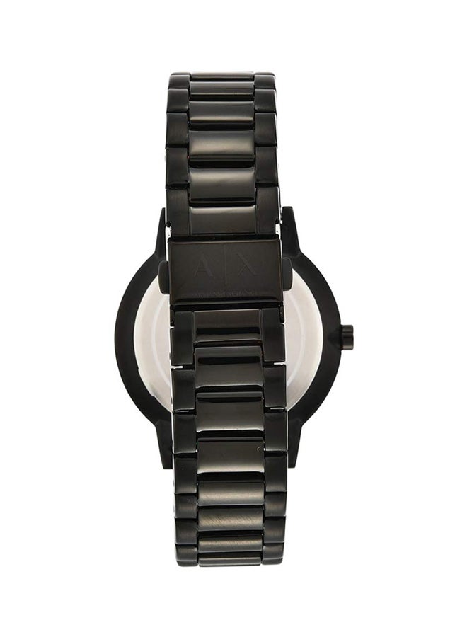ارماني اكسشينج ساعة يد بعقارب وسوار من الإستانلس ستيل طراز AX2701 للرجال - Image 3