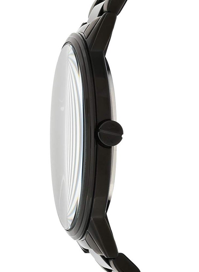 ارماني اكسشينج ساعة يد بعقارب وسوار من الإستانلس ستيل طراز AX2701 للرجال - Image 4