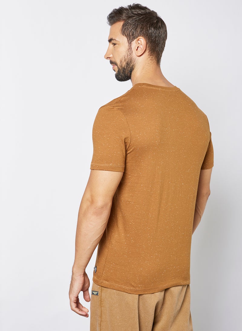 JACK & JONES Signature T-Shirt Brown  - Image 3