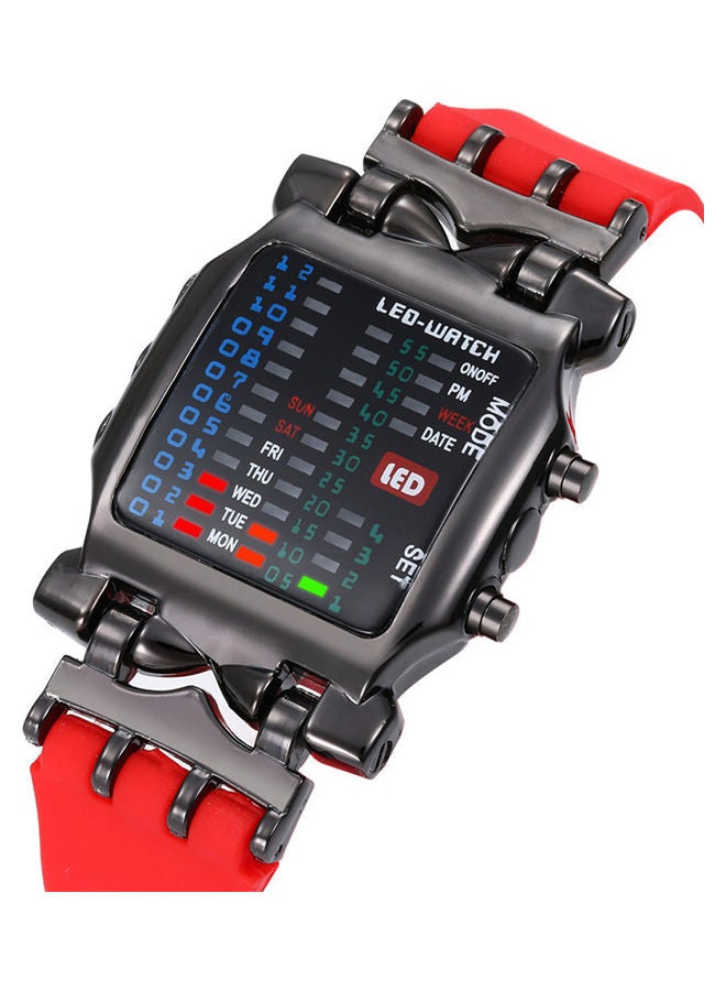 Waterproof Sport LED Digital Binary Watch - Image 2