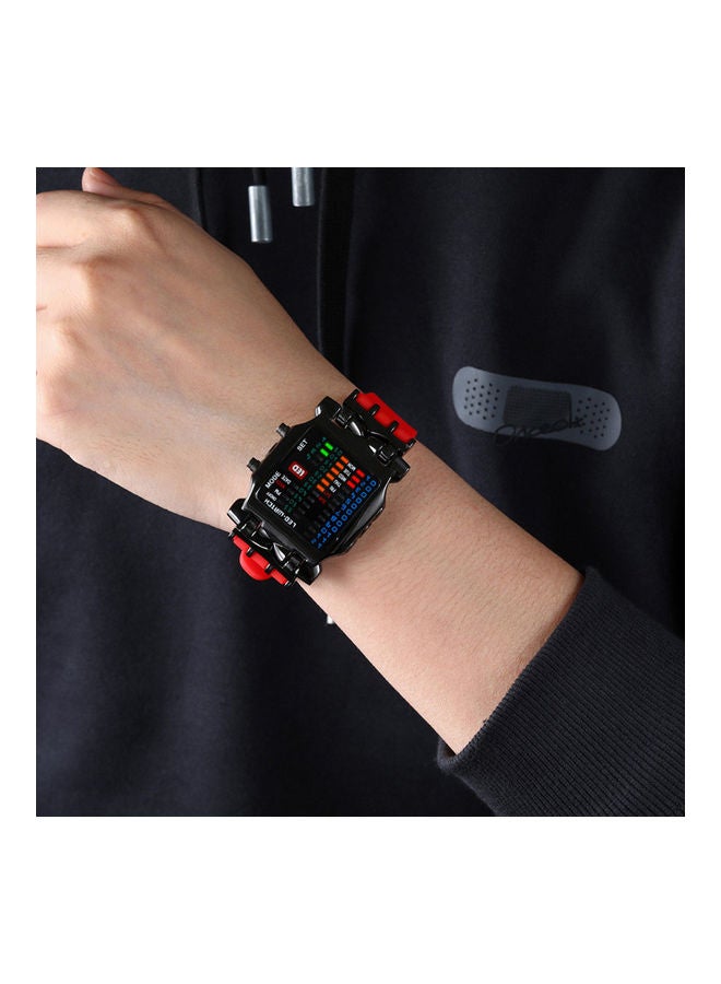Waterproof Sport LED Digital Binary Watch - Image 4