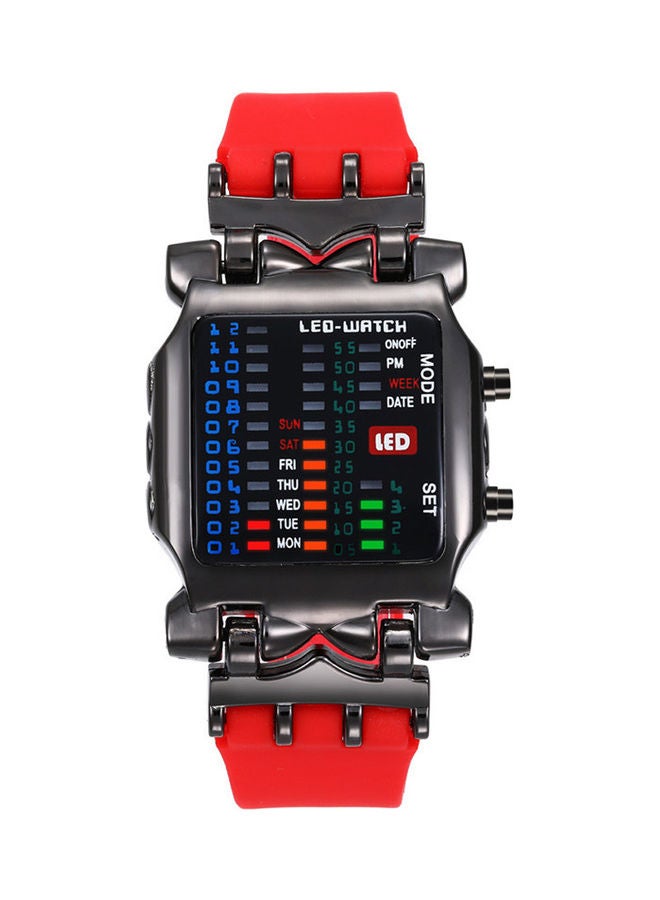 Waterproof Sport LED Digital Binary Watch - Image 1