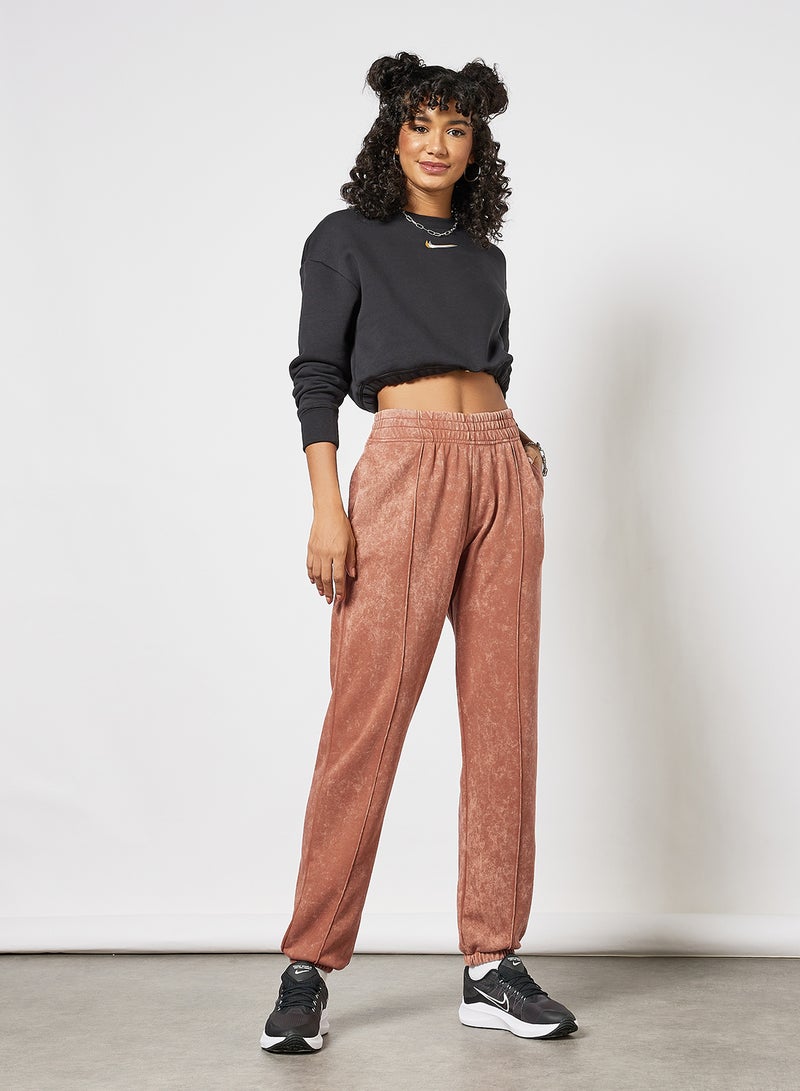 Nike - NSW Essential Fleece Sweatpants Brown - Image 1