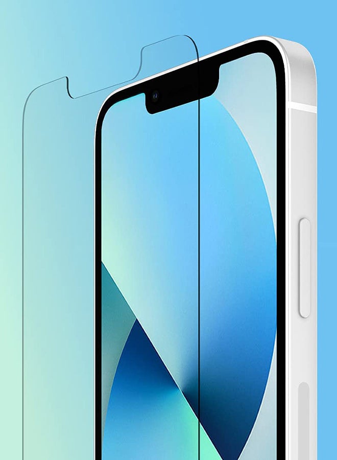 belkin - Ultraglass Iphone 14 Plus, Iphone 13 Pro Max Screen Protector, Antimicrobial-Treated, Easy Bubble Free Application With Included Installation Guide Tray, 9H Hardness Tested, Tempered Glass Clear - Image 1