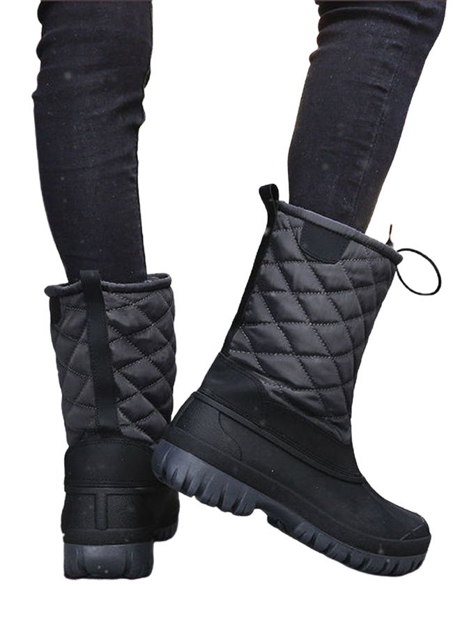 Beauenty - Slip-On Detail Ankle Boots Grey - Image 1