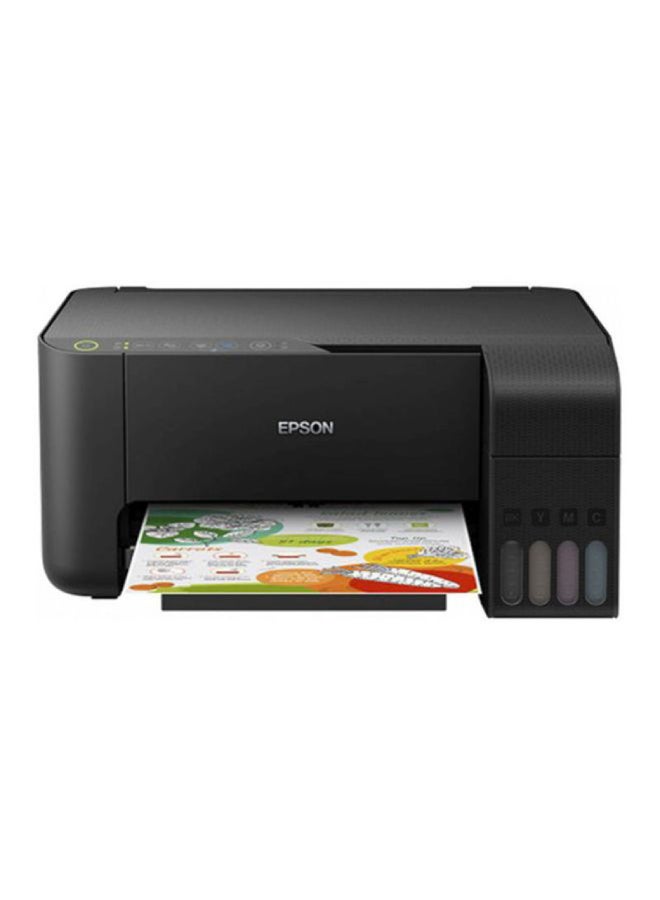 EPSON - Epson EcoTank L3150 Print/Scan/Copy Wi-Fi Tank Printer Black - Image 1
