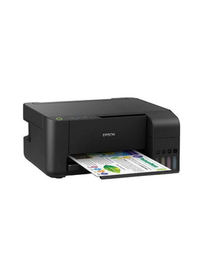 EPSON - Epson EcoTank L3150 Print/Scan/Copy Wi-Fi Tank Printer Black - Image 1