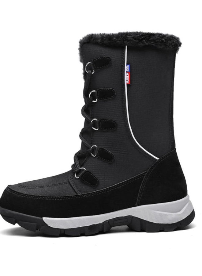 Beauenty High Top Snow Boots Black/White  - Image 1