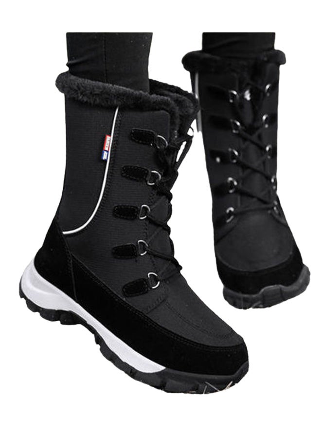 Beauenty High Top Snow Boots Black/White  - Image 2