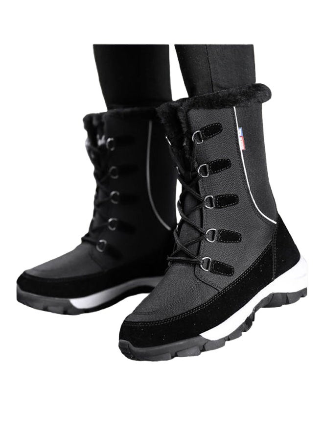 Beauenty High Top Snow Boots Black/White  - Image 3
