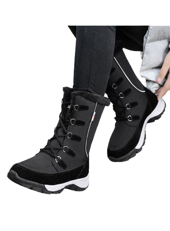 Beauenty High Top Snow Boots Black/White  - Image 4