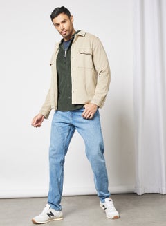 PRODUKT Lucas Chest Pocket Shirt Forest Night  - Image 2