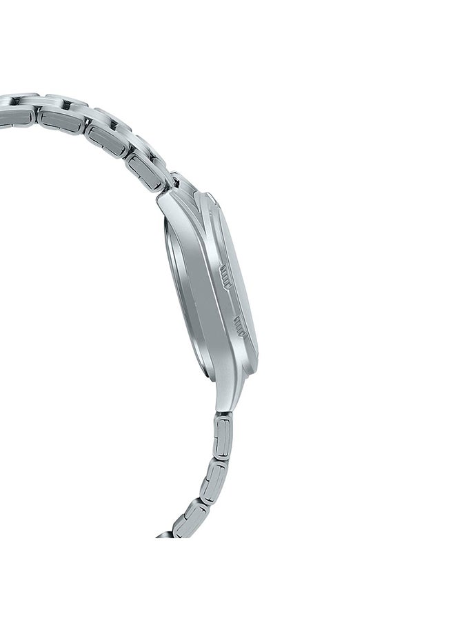 كاسيو ساعة يد بعقارب إنتيسر كوارتز طراز LTP-1308D-4AVDF - 31 مم - فضي للنساء - Image 3