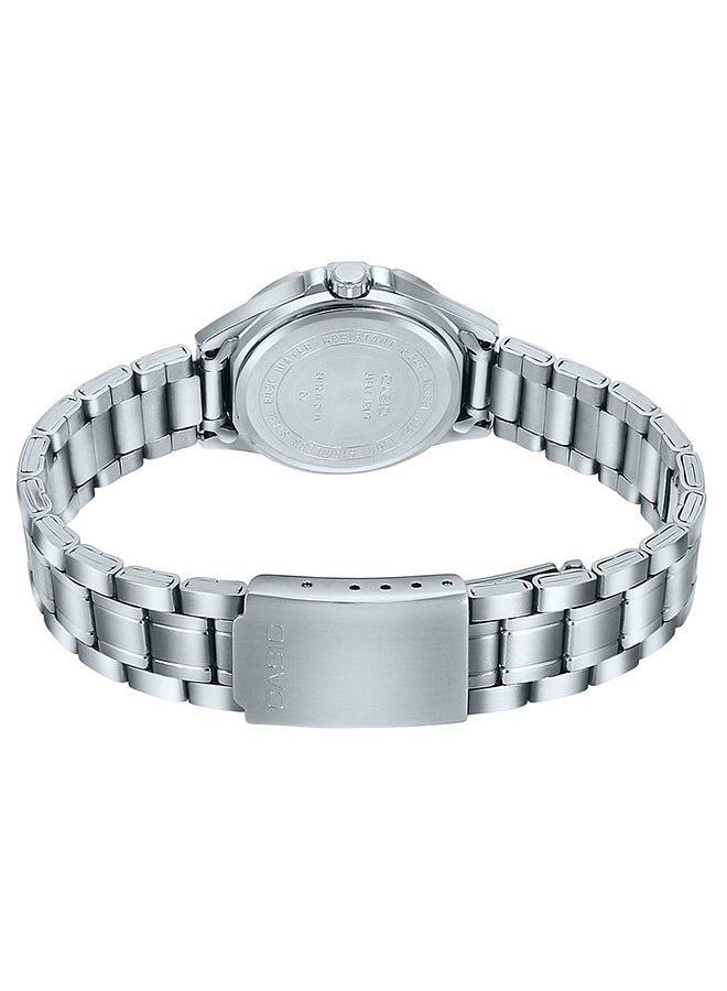 كاسيو ساعة يد بعقارب إنتيسر كوارتز طراز LTP-1308D-4AVDF - 31 مم - فضي للنساء - Image 4