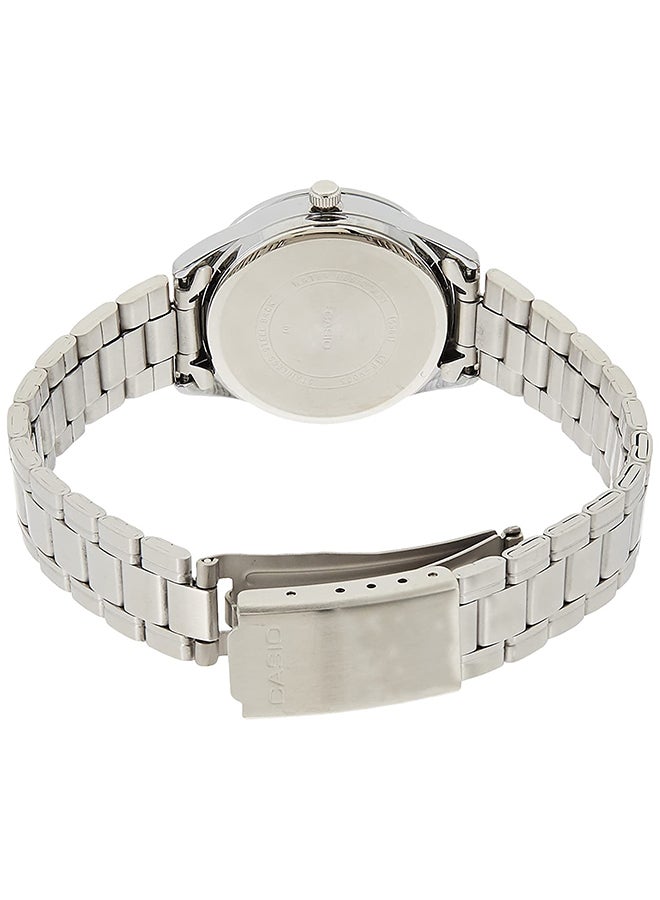 كاسيو ساعة يد بعقارب وسوار من الستانلس ستيل طراز LTP-V005D-7AUDF للنساء - Image 2