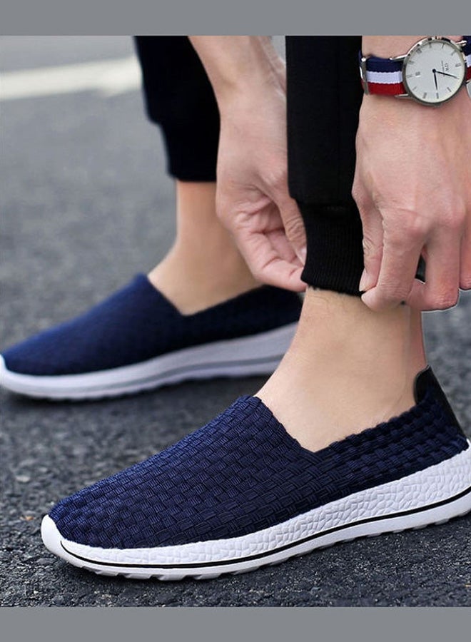 Beauenty Knitted Slip-On Shoes Blue - Image 4