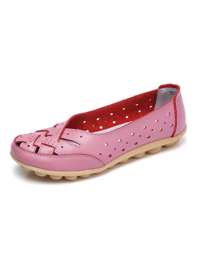 بيوينتي حذاء باليرينا بدون رباط بتصميم مضفر - Image 1