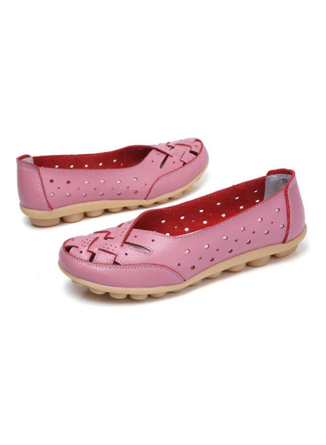 بيوينتي حذاء باليرينا بدون رباط بتصميم مضفر - Image 2