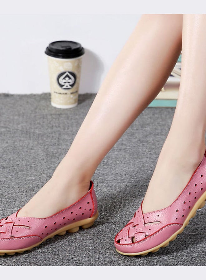 بيوينتي حذاء باليرينا بدون رباط بتصميم مضفر - Image 3