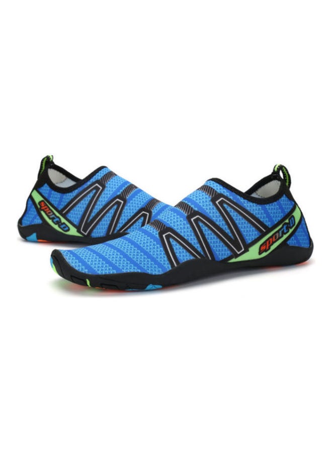 Beauenty Stripe Detail Slip-On Beach Wading Shoes Blue/Black/Green - Image 2