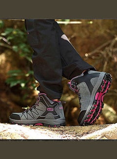 Beauenty Outdoor Mountains Hiking Boots Grey/Pink  - Image 4