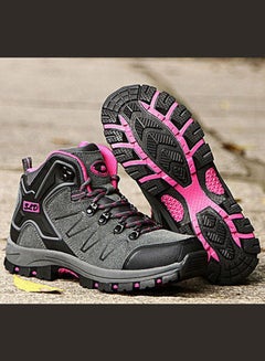 Beauenty Outdoor Mountains Hiking Boots Grey/Pink  - Image 3