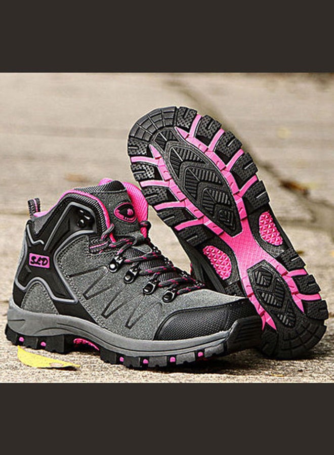 Beauenty Outdoor Mountains Hiking Boots Grey/Pink  - Image 3