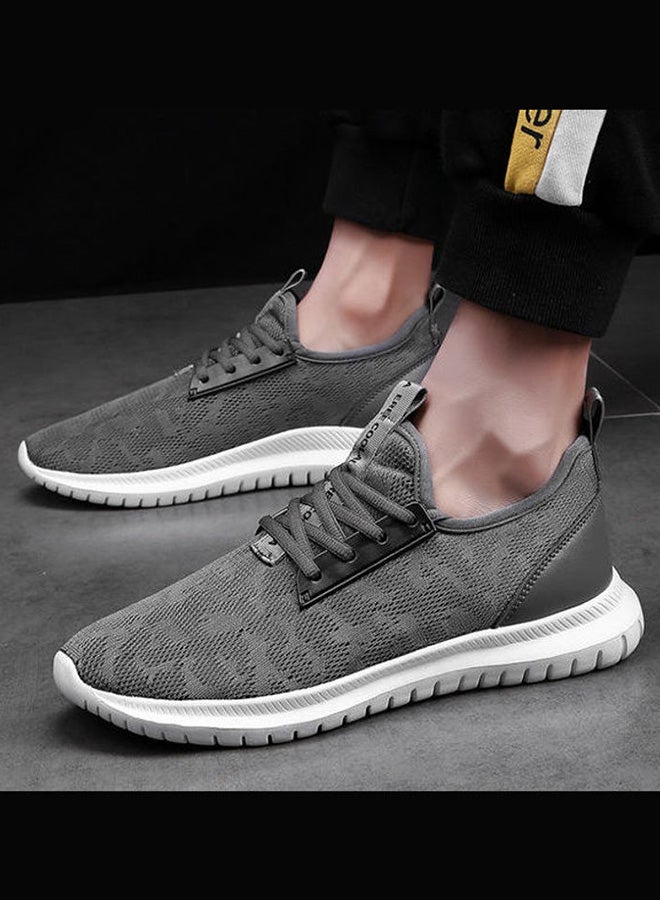 Beauenty Mesh Detail Lightweight Sport Shoes Grey - Image 4