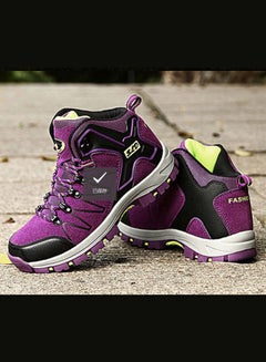 Beauenty Outdoor Mountains Hiking Boots Purple  - Image 3
