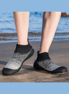 Beauenty Women's Printed Beach Shoes Black/White  - Image 5