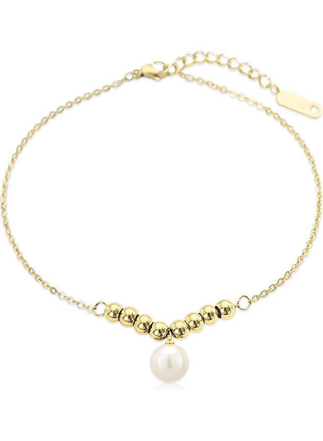AIWANTO - Pearl Beads Anklet - Image 1